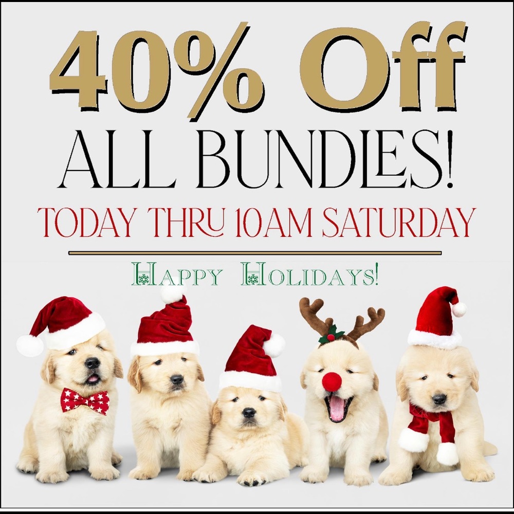 ⚡️FLASH SALE⚡️40% OFF BUNDLES⚡️